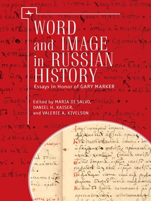 cover image of Word and Image in Russian History